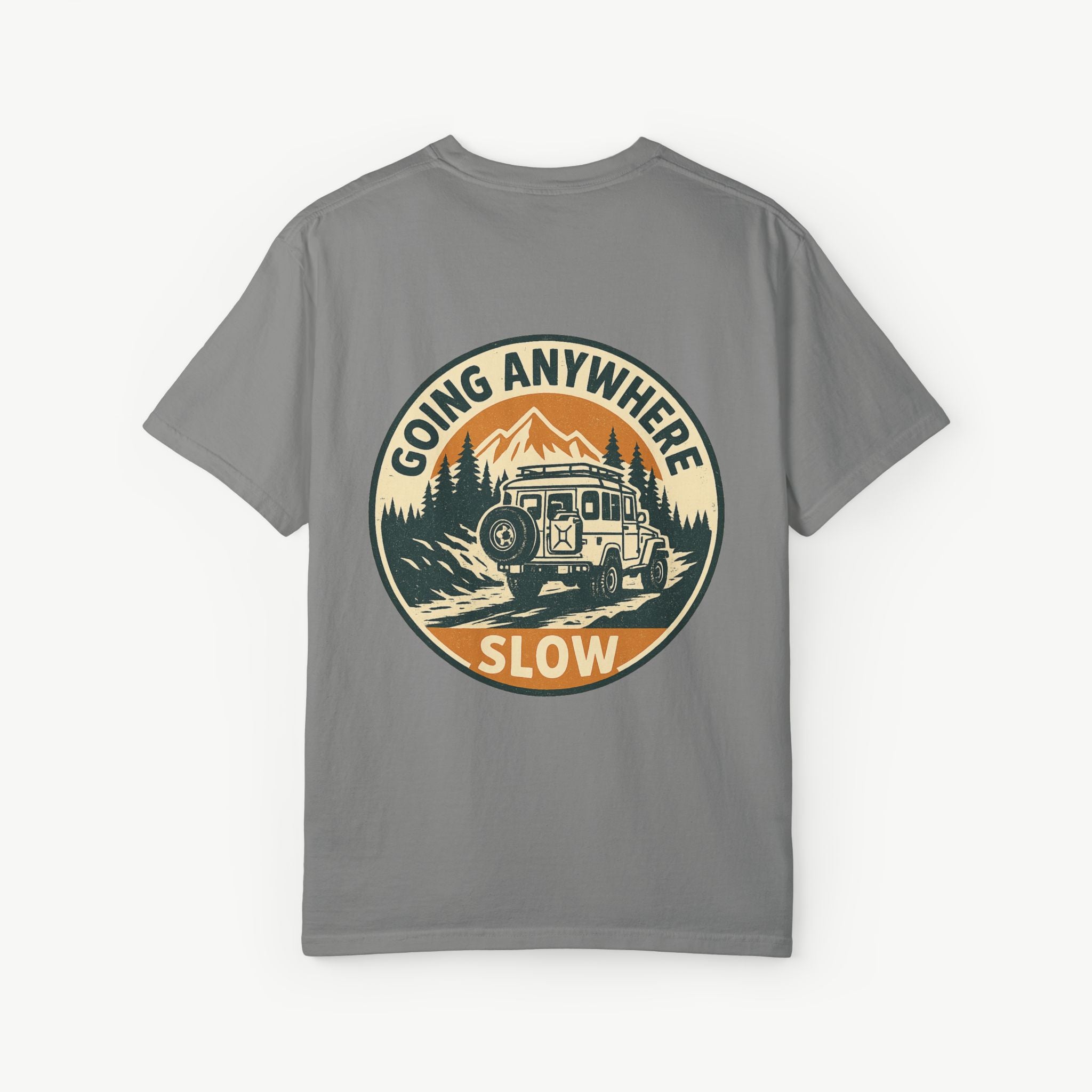 Going Anywhere Slow FJ40 Tee – Desert Trail Edition