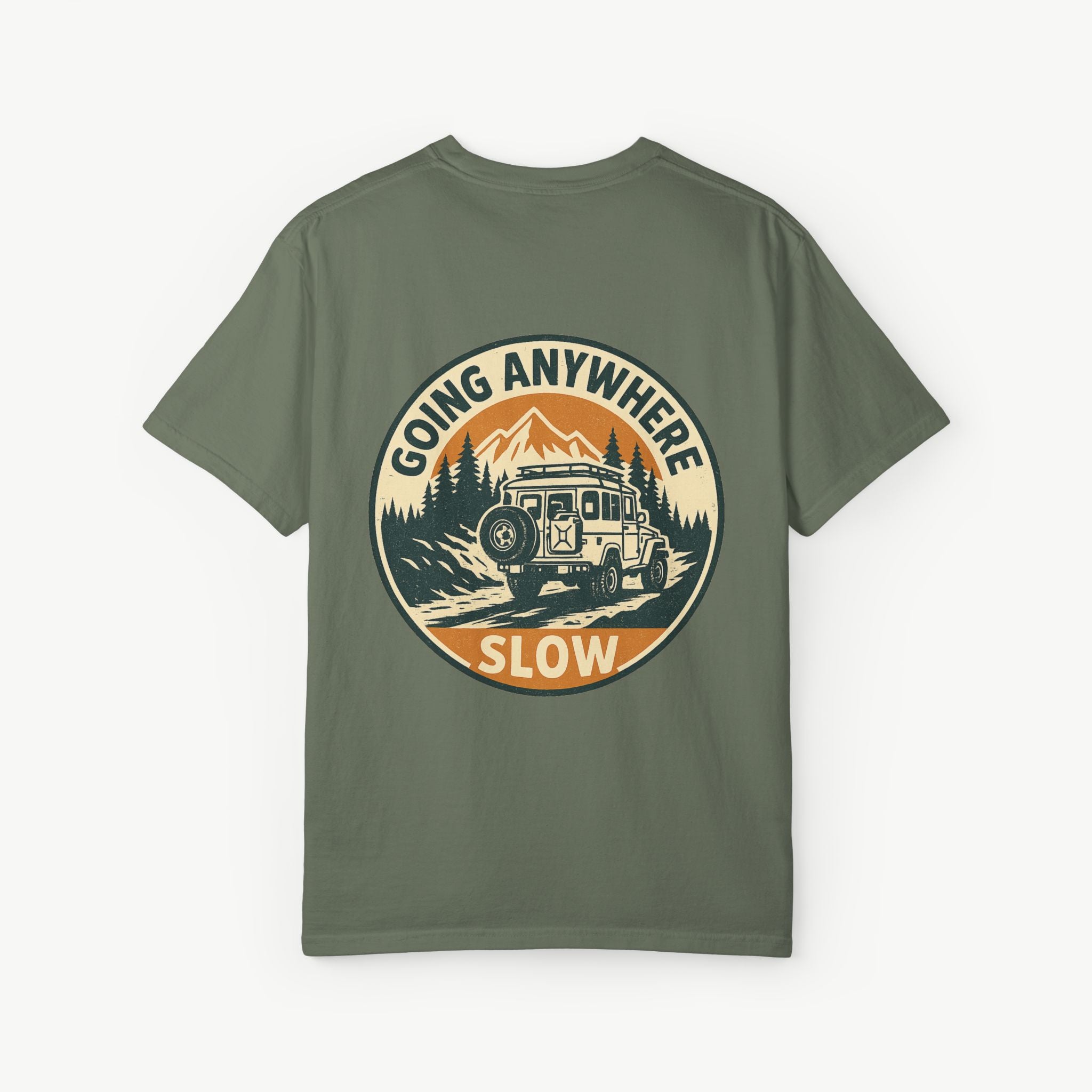 Going Anywhere Slow FJ40 Tee – Desert Trail Edition