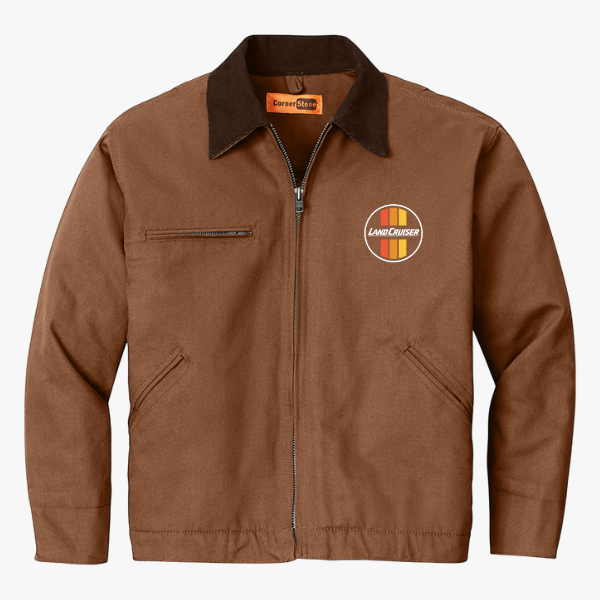 Land Cruiser Duck Cloth Work Jacket - Duck Brown
