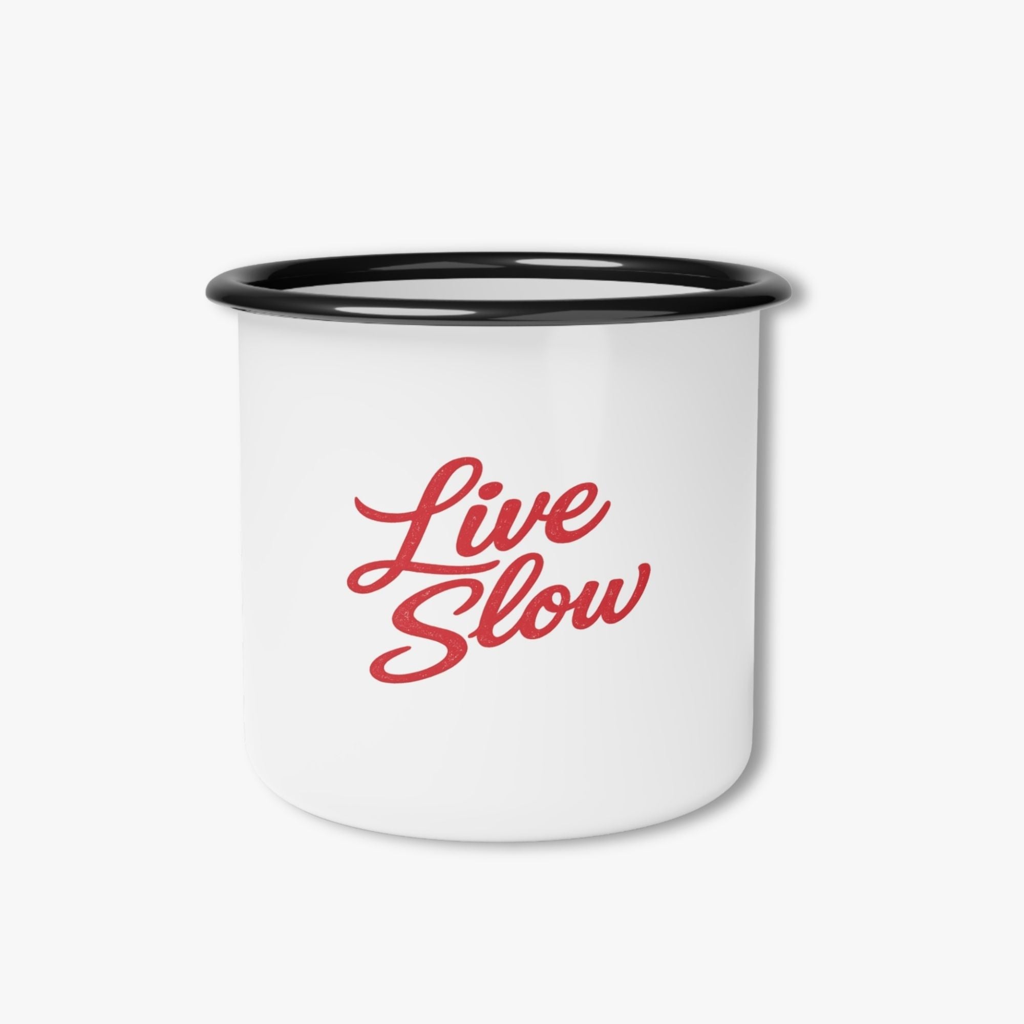 Live Slow Enamel Camp Mug