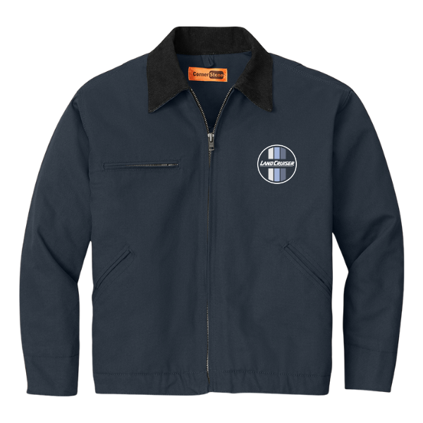 Land Cruiser Duck Cloth Work Jacket - Navy