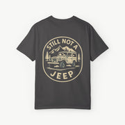 Still Not a Jeep FJ40 graphic tee in graphite with vintage 40-series design