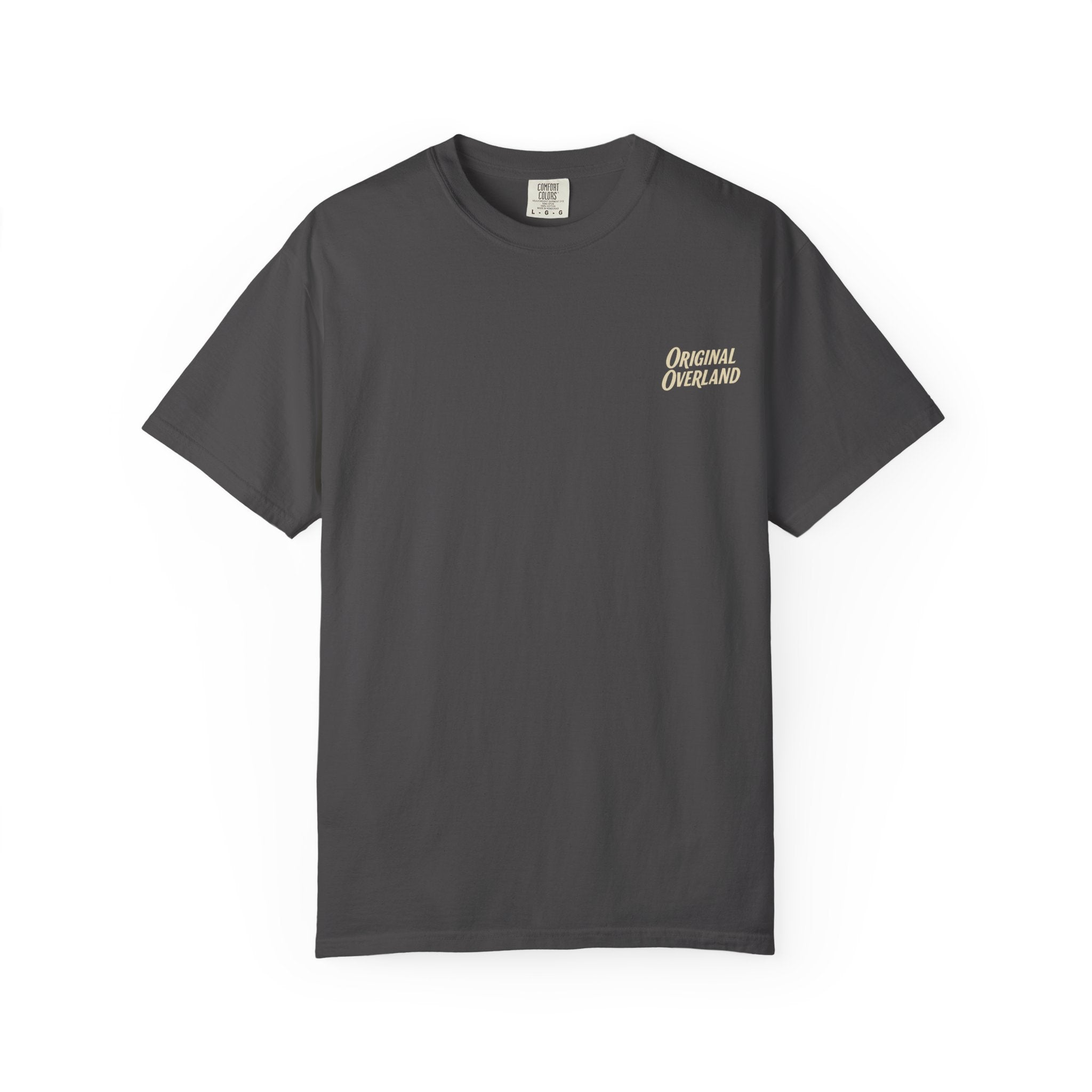 Graphite Still Not a Jeep FJ40 shirt front with subtle chest logo