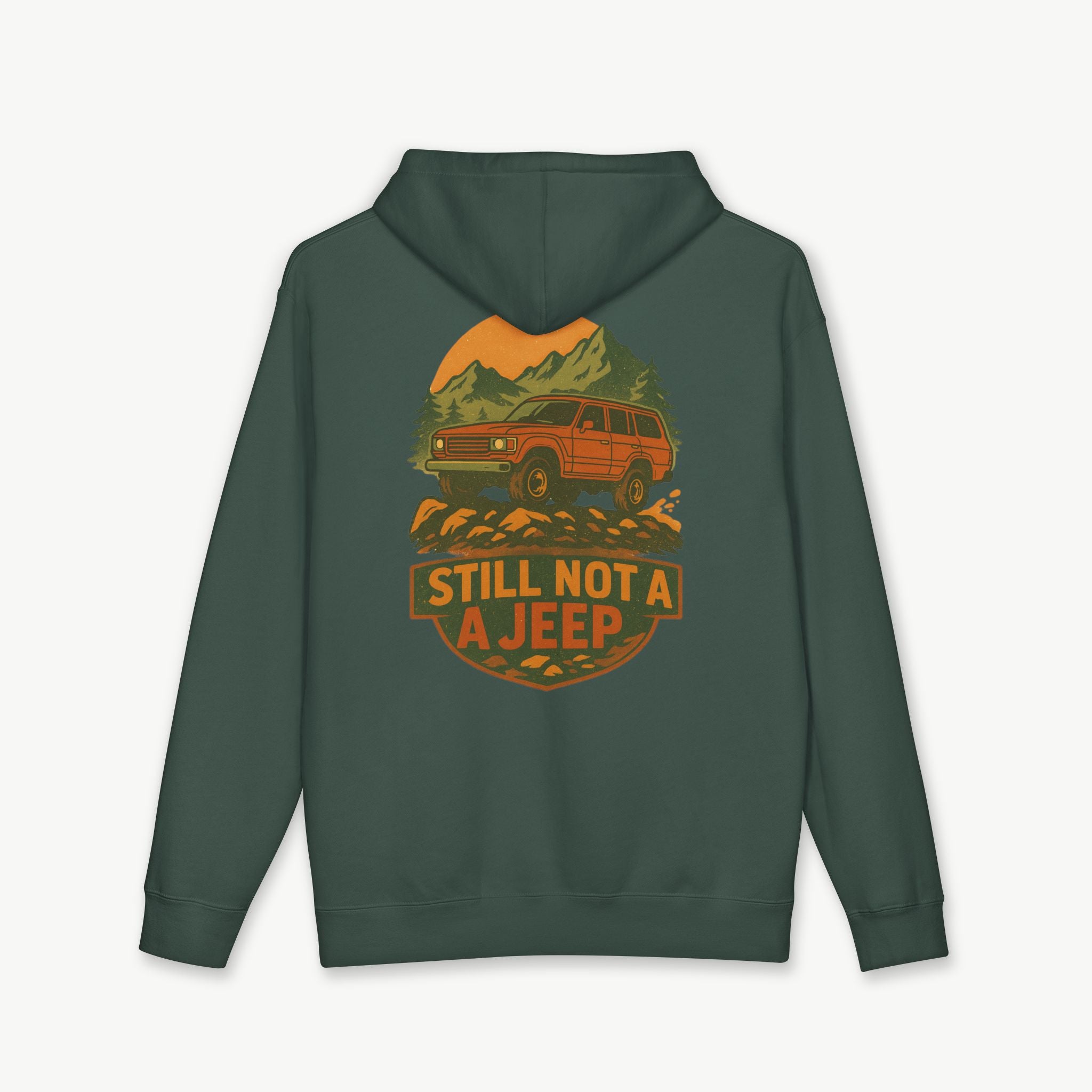 Still Not a Jeep FJ60 Badge Heavyweight Hoodie